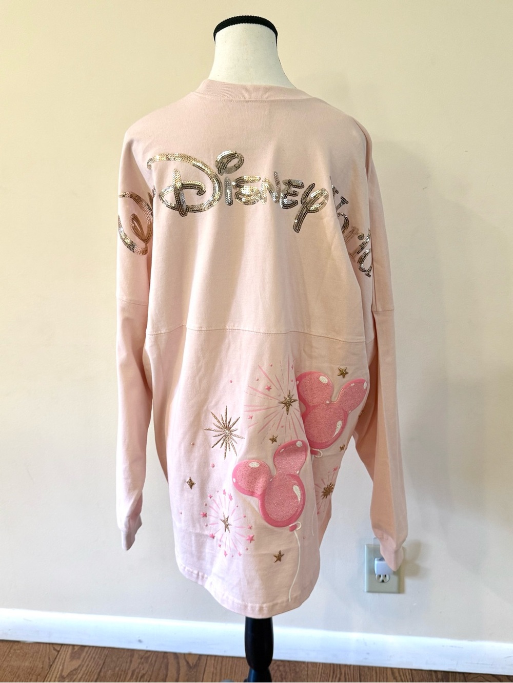 Disney Parks Pink Balloon Mickey Spirit Jersey Size Large - Picture 4 of 7